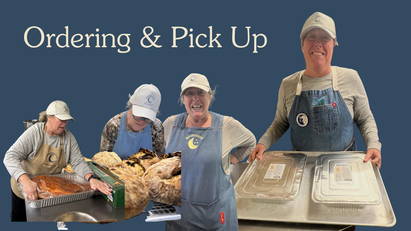 Ordering and pickup at Moondance Market.